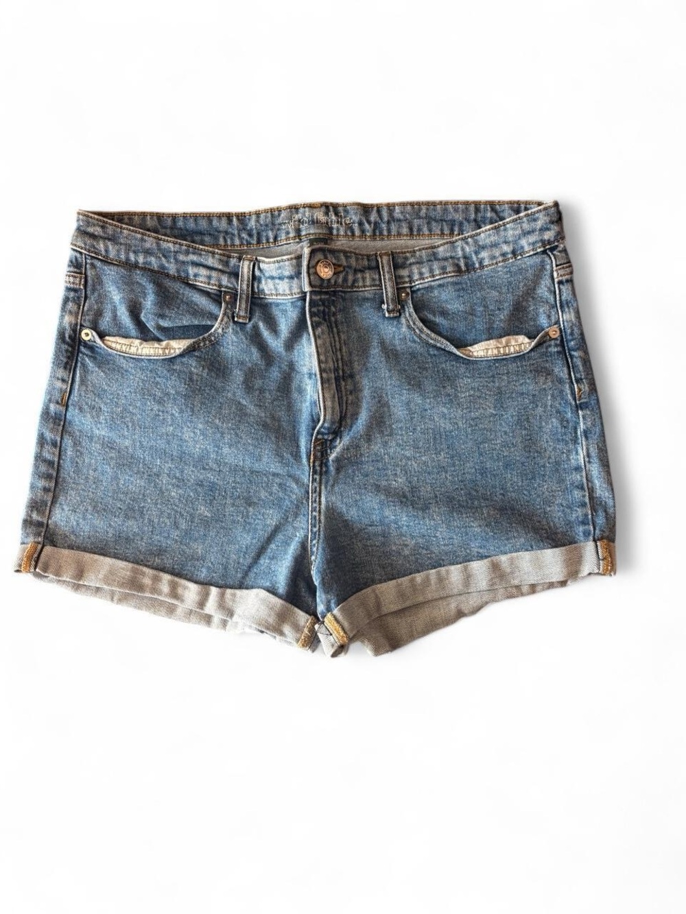 wild fable Blue Rolled-Hem Denim Women's Shorts